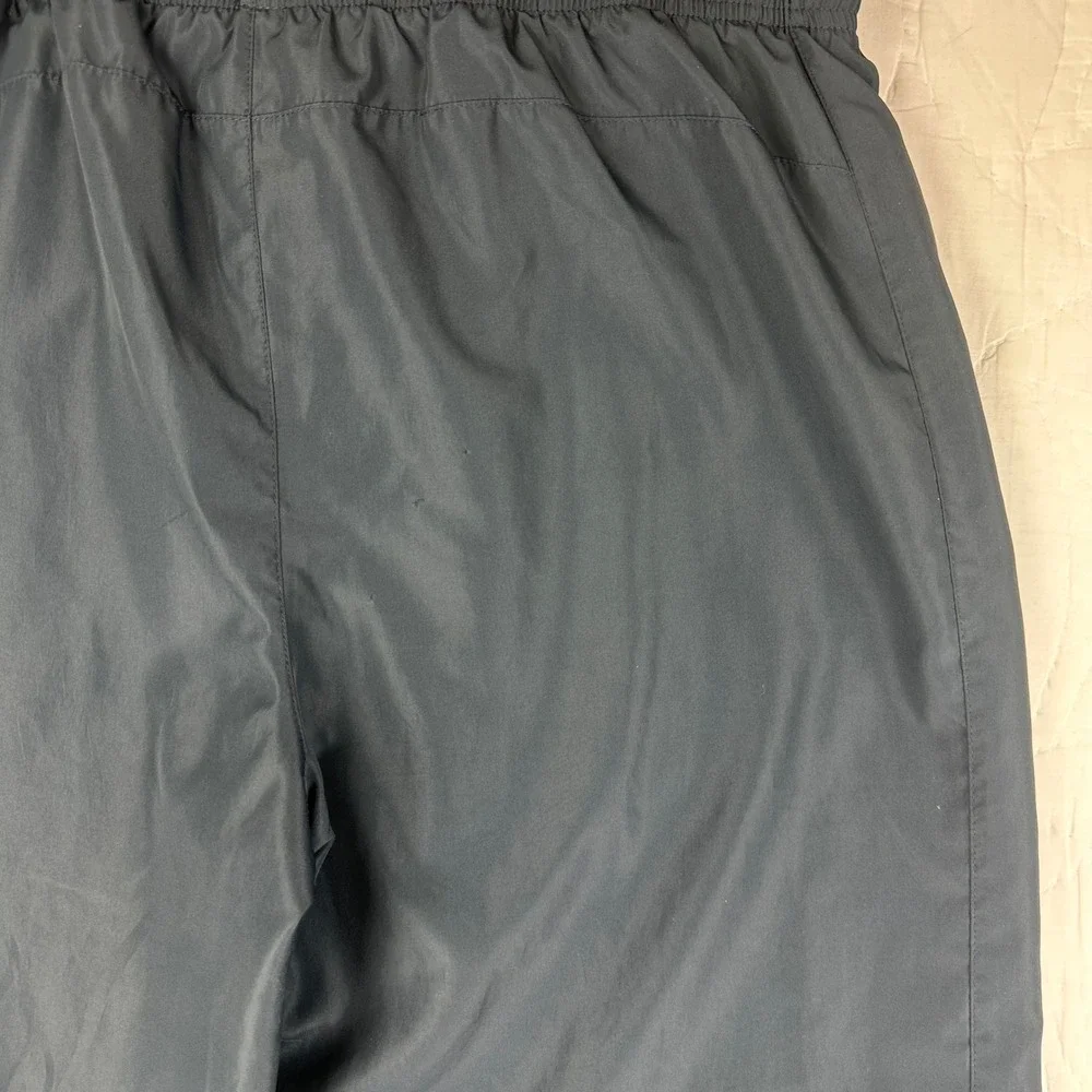 Starter Track Pants Mens L‎ Grey Windbreaker Nylon Mesh Lined Ankle Zip Athletic